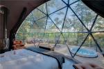 Two Guest Waterproof Dome Tent Custom Designs Camping House Heat Proof Aluminium