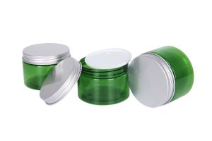 Wholesale Transaprent Color PET Skin Care 150g Cream Lotion Container Od 74mm Body Cream Jar Sleeping-mask Aluminum Lid from china suppliers