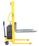 2.4 meters lifting 1000Kg Loading Sem Pallet Stacker , electric forklift