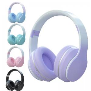 China ABS Bluetooth Headphones Over Ear , Foldable Lightweight Headphones With Deep Bass on sale