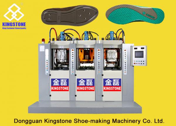Quality Static Shoe Sole Injection Moulding Machine , TPU TPR TR PVC Sole Making Machine for sale