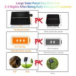 24V 100LED DIY Leather Wire Lamp Solar String Light For Wedding Garden