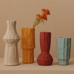 Retro Ceramic Vase for Home Living Room Flower Arrangement Bathroom Decoration