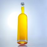 Glass Base Long Neck Customized Super Flint Rum Vodka Whisky Tequila Gin Bottle