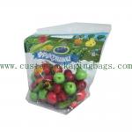 Customized Printed Fruit Packaging Bags 0.03-0.06mm Thickness For Grape / Cherry