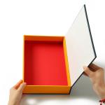 High grade cosmetics packaging box bronzing perfume box essential oil packaging
