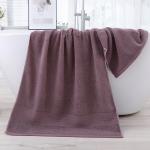 Popular Jacquard Style 100% Pure Cotton Antibacterial Bath Towel for Soft and