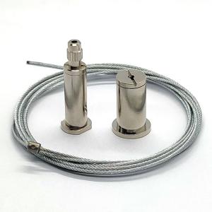 Wholesale Stainless Steel Wire Suspension Hanging Kit ​Cable Gripper For Led Lights 1.5mm from china suppliers