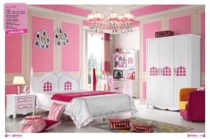 Wholesale glossy princess painted bed room furniture set,#901 from china suppliers