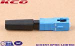 FTTH Quick Connect Fiber Optic Connectors SC UPC Single Mode 2.0MM 3.0MM