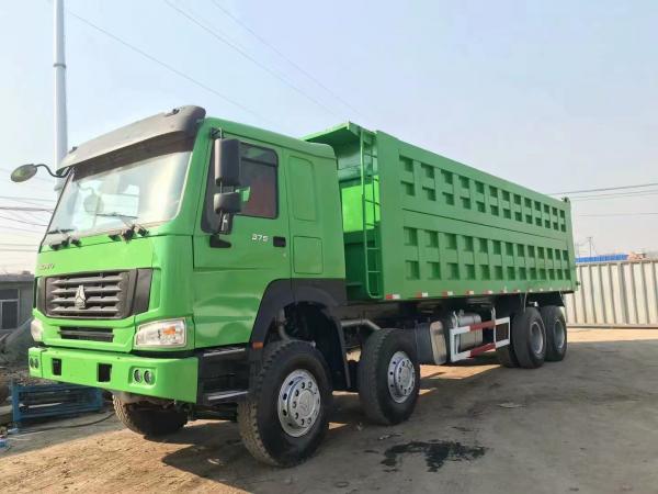 Quality 2021 made in china tractor head 8*4 12 Tires Sinotruck Howo tipper  dump truck heavy duty dump trucks for sale