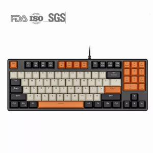 China Customize 3D Printing Personalized Retro Punk Backlit Round Keycaps Mechanical Keyboard For Game on sale