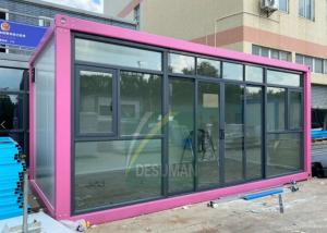 Wholesale Labor Camp Glass Curtain Wall Detachable Container House from china suppliers