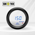 6116B Plastic Net Oil Press Gauge Meter Auto Mobile Display 52mm