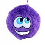 Polyester Outer Skin Material Crazy Face Fabric Covered Fuzzy Ball 16" for
