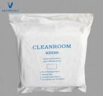Polyester Microfiber Cleanroom Wipers 100% Lint Free for SMT Production Line
