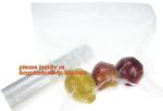 vacuum pouch Zipper with valve vacuum bags Three side seal vacuum bags Guesset