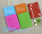 New Arrival Plastic PVC Passport cover, Fashion journey 3D PVC synthetic leather