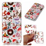 IMD Custom Print Nature Clear TPU Christmas Designs Phone Case For Samsung