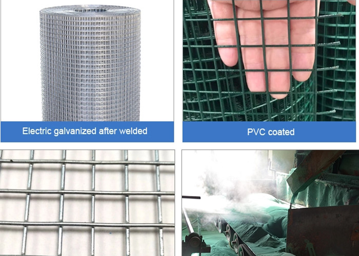 Garden 50.8mm Pvc Coated Wire Mesh Panels with 2" X 2" hole