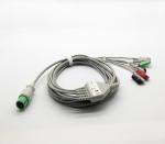 MEK Direct Connect 3/5 Leads Ecg Cable Clip IEC/AHA 6-pin Connector,