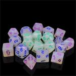 Smooth Crystal Resin RPG Dice Handcraft Resin Polyhedral Dice