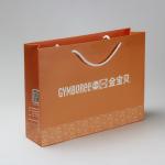 300gsm Coated Kraft Recycled Paper Carrier Bags With Handle Matt Lamination