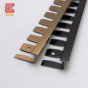 Wholesale Metal Curved Flexible Floor Transition Strips For Tile Or Wood Laminate Flooring from china suppliers