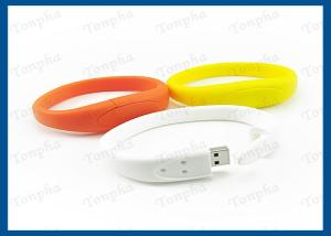Wholesale Stylish Wristband Flash Drive Customized Printed Logo Silicone Material from china suppliers