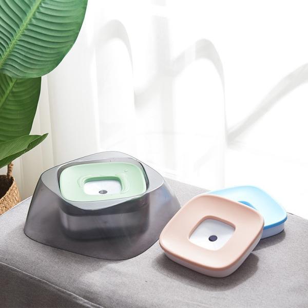New Creative Pet Bowl Diamond-Shaped Design Plastic Cat Bowl Large Dog Buoyancy