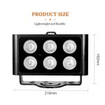 Outdoor Waterproof 6x5W City Color LED Wall Washer Light 4in1 RGBW Floodlight