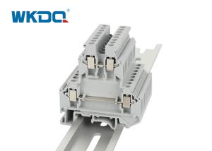 Wholesale DIN Rail Screw Electric Terminal Block Panel Mounted Feed Through Screw Cage from china suppliers