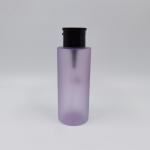 Purple Matte Plastic Cosmetic Bottles 300ml 350ml 400ml Make Up Remover