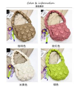 Wholesale MINI SHOULDER BAG CLOUD BAG EVERYTHING STYLISH UNDERARM BAG PLEATED BAG SWEET LADY BAG from china suppliers