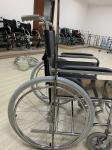 Folding Steel Wheelchair GT-874 double cross bar stronger chromed frame solid