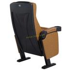 High - End Faux Leather PP Panel Movable Arm Cinema Theater Seats Reclined Back