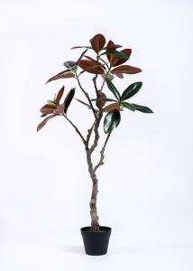 Wholesale 120cm Artificial Decorative Trees Magnolia , Realistic Fake Plants Plastic Leafs Life Like from china suppliers