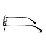 FM3231 Womens Round Stainless Steel Optical Glasses 49-20-145