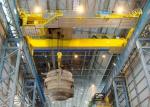 QDY 5-74/20 Ton Double Girder Steel Gantry Crane A7 Double Hook Casting Ladle