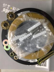 Wholesale Large Caliber Plastic Toilet Seal Flange , Wax Ring And Bolts For Toilet Bowl from china suppliers