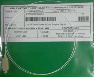 Wholesale 1 Meter SC Pigtail Single Mode , 900um Fiber Optik Pigtail from china suppliers
