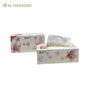Wholesale Customized Facial Paper Tissue With Printed Logo 190x190mm Large Facial Tissues from china suppliers