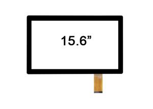 Wholesale Capacitive 15.6 Inch Anti Glare Touch Screen Glass Monitor 10 Point For Computer from china suppliers