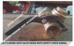 37NF-80A Bronze sounding self-closing valve for sewage tank, self-closing