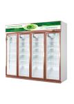 Fan Cooling Refrigeration Cabinets Two Door Refrigerator Height Adjustable For