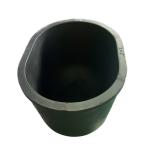 Silicon Carbide Graphite Oval Type Crucible Metal Melting Oxidation Chemical