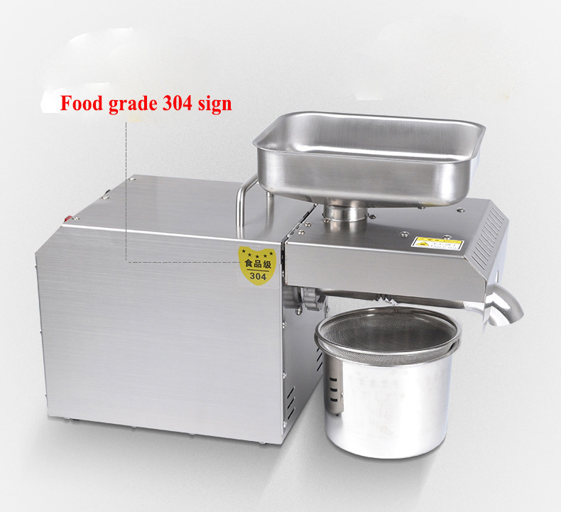 Cold Press Coconut Oil Making Machine Small Oil Presser Machine
