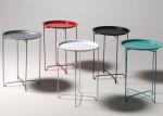40x48cm Round Metal Coffee Table Home Living Room Furnitures