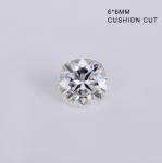 Synthetic Loose VVS Moissanite Gemstones For Jewelry Making , DEF Color 6mm