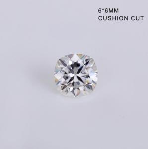 Wholesale Synthetic Loose VVS Moissanite Gemstones For Jewelry Making , DEF Color 6mm Cushion Cut from china suppliers